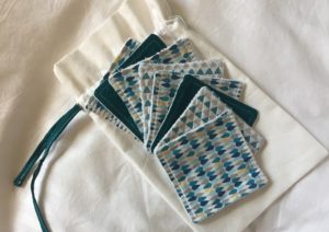 Lingettes démaquillantes lavables, faites maison. zéro-déchet presque gratuit